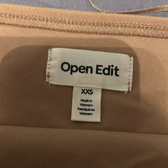 Open Edit tube top light brown tan colour - Picture 3 of 4